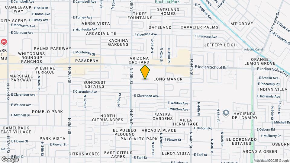 4042 E Fairmount Ave Mapa y Detalles de la Ubicación