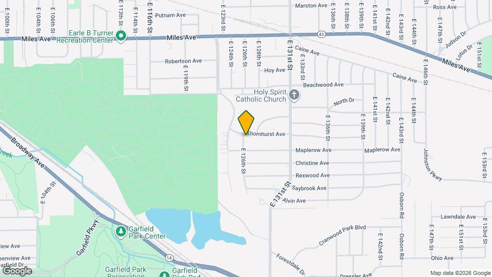 12602 Thornhurst Ave Map and Location Details