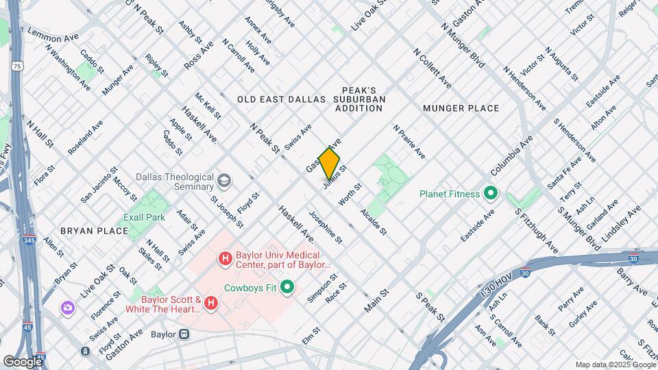 4310 Junius street Map and Location Details