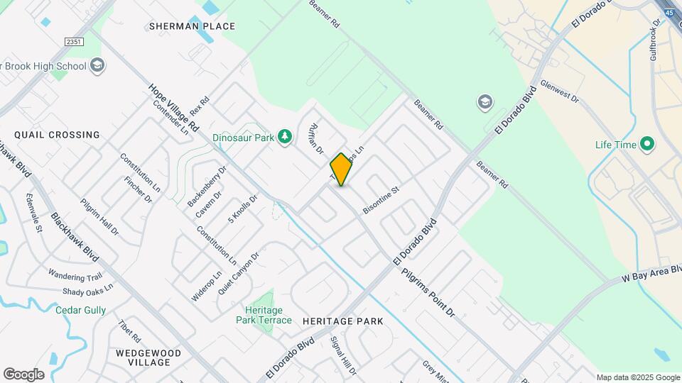 1819 Pilgrims Point Dr Map and Location Details