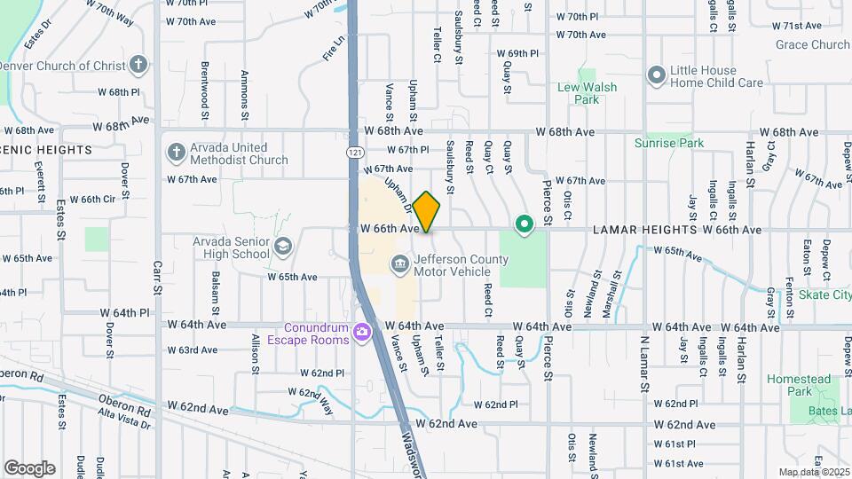 6573 Teller St Mapa y Detalles de la Ubicación