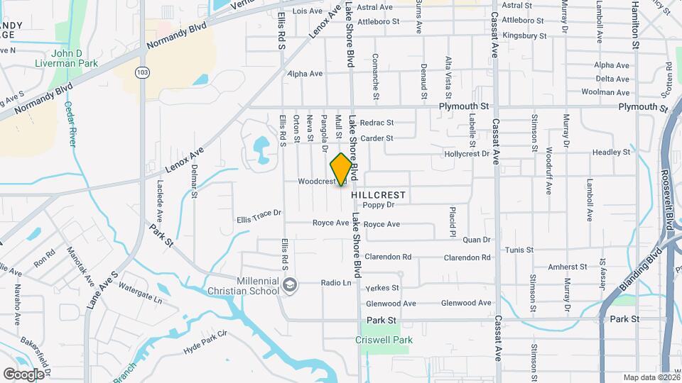 1311 Mull St Map and Location Details