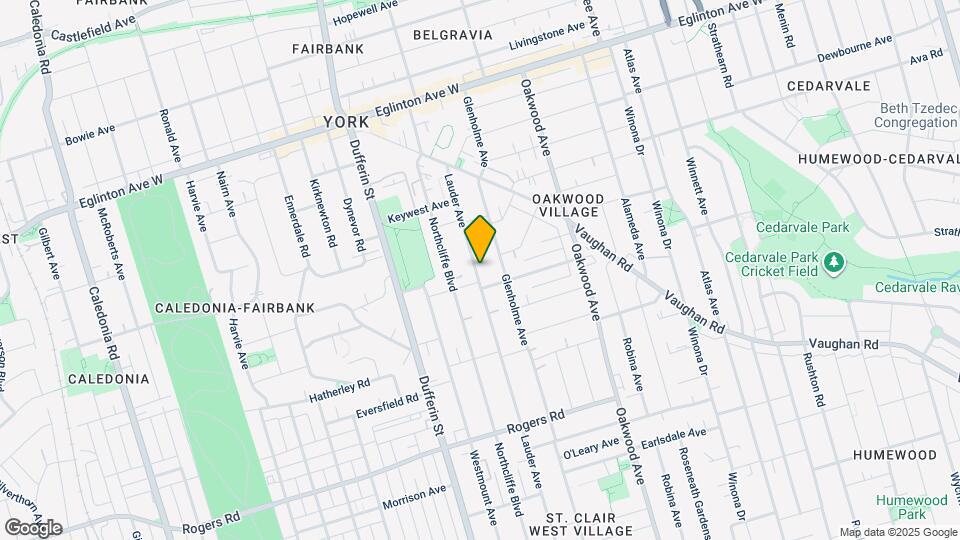 547 Lauder Ave Map and Location Details