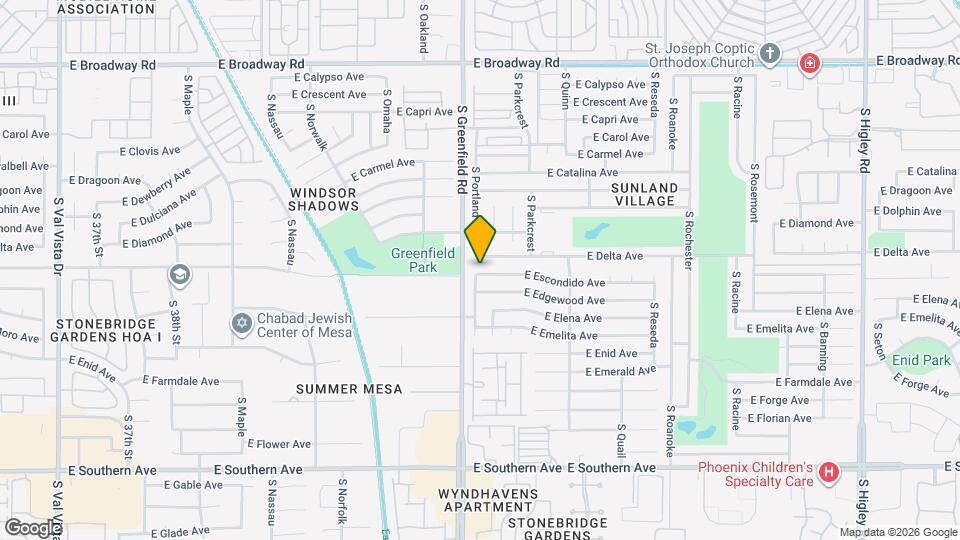 4422 E Escondido Ave Map and Location Details