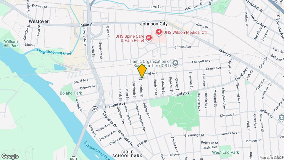 189 St Charles St Map and Location Details