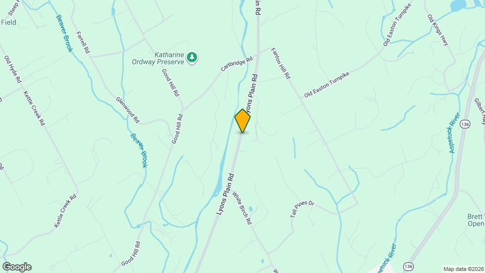 145 Lyons Plain Rd Map and Location Details