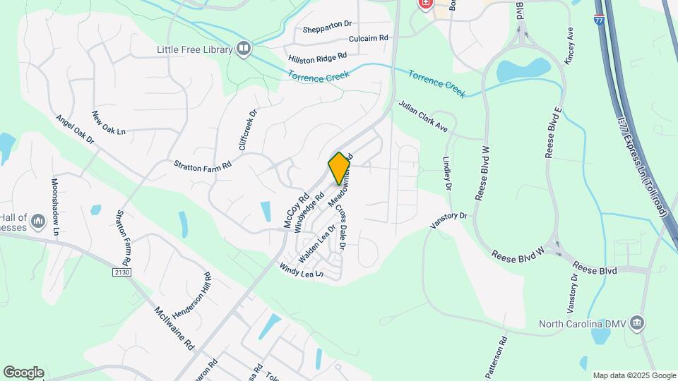 13227 Meadowmere Rd Map and Location Details