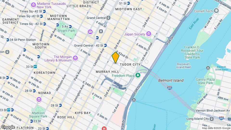 232 E 40th St Mapa y Detalles de la Ubicación