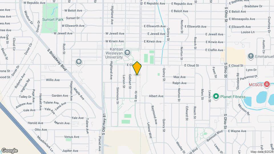 1839 S 4th St Map and Location Details