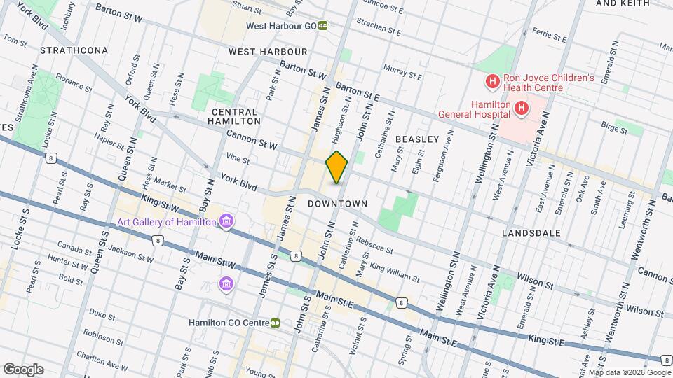101 John St N, Unit 618 Map and Location Details