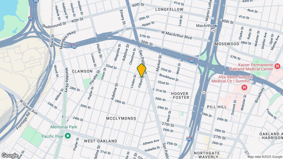 3009 San Pablo Ave Map and Location Details