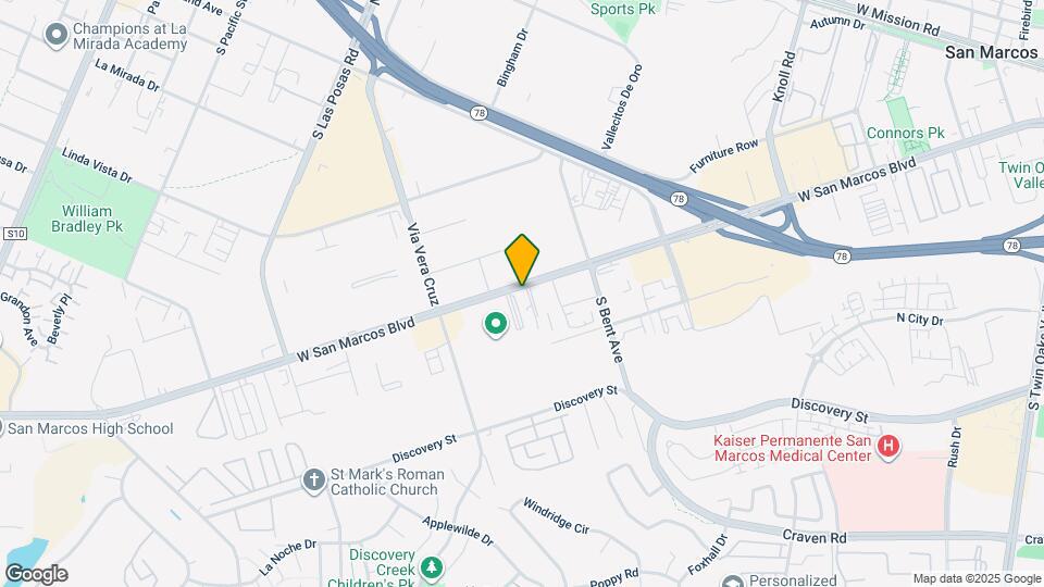 887 W San Marcos Blvd Mapa y Detalles de la Ubicación