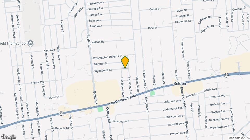 18 Wyandotte St Mapa y Detalles de la Ubicación