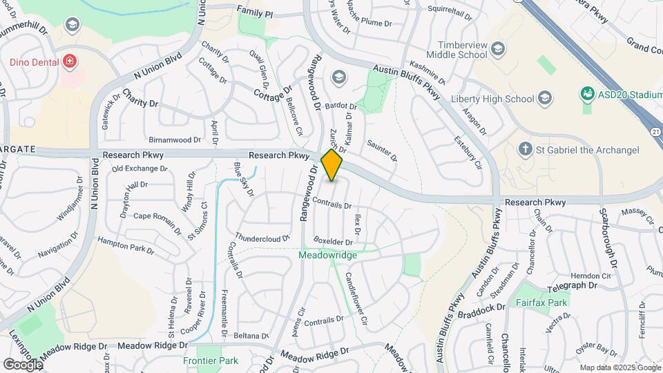 8550 Sassafras Dr Map and Location Details