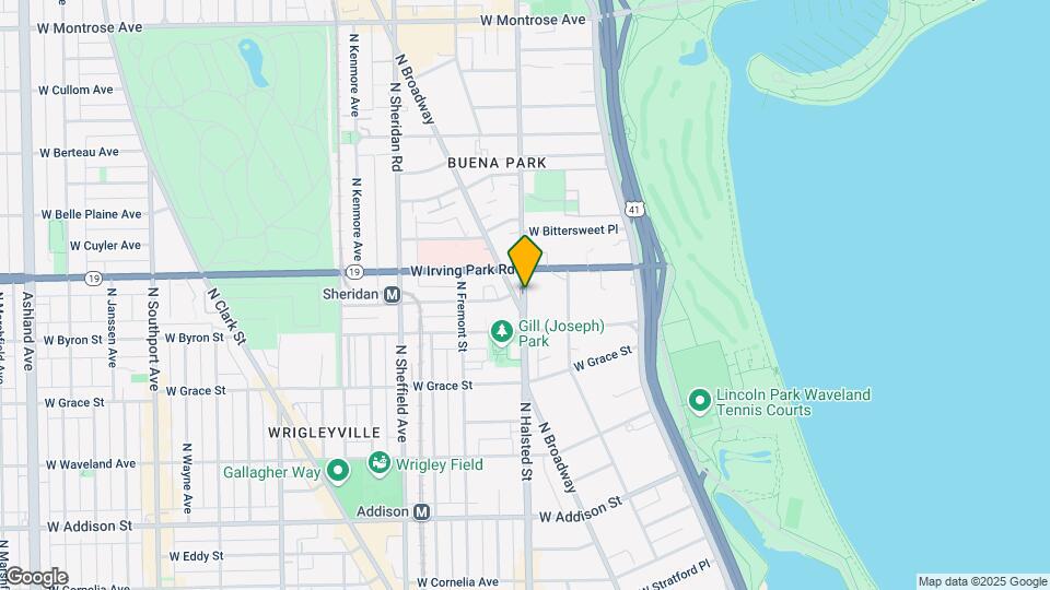 3927 N Clarendon Ave Map and Location Details