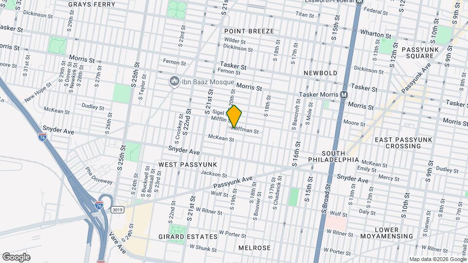 1929 Dudley St Map and Location Details