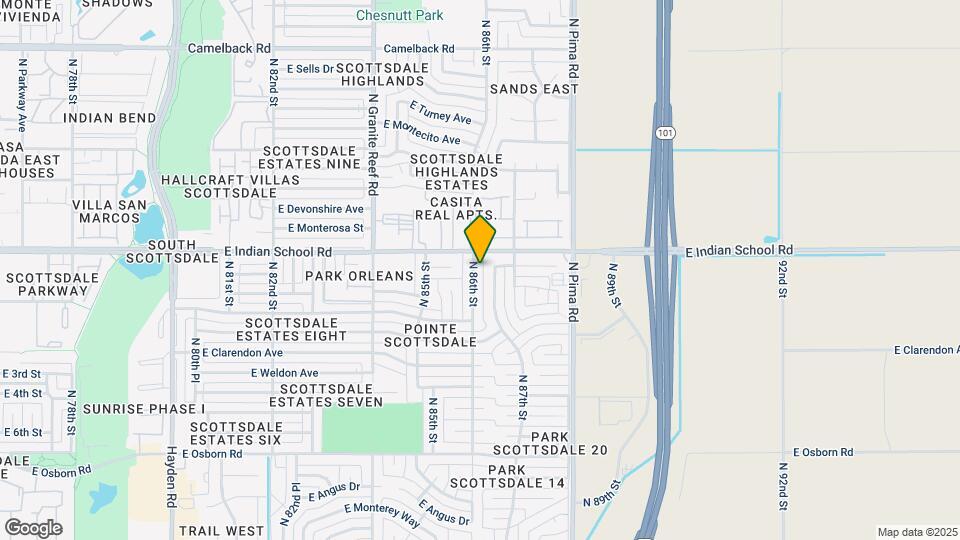 4007 N 86th St Map and Location Details
