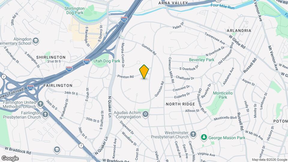 3314 Coryell Ln Map and Location Details