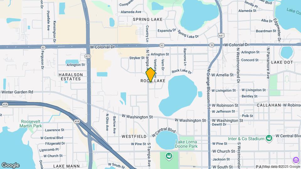 417 N Tampa Ave Mapa y Detalles de la Ubicación