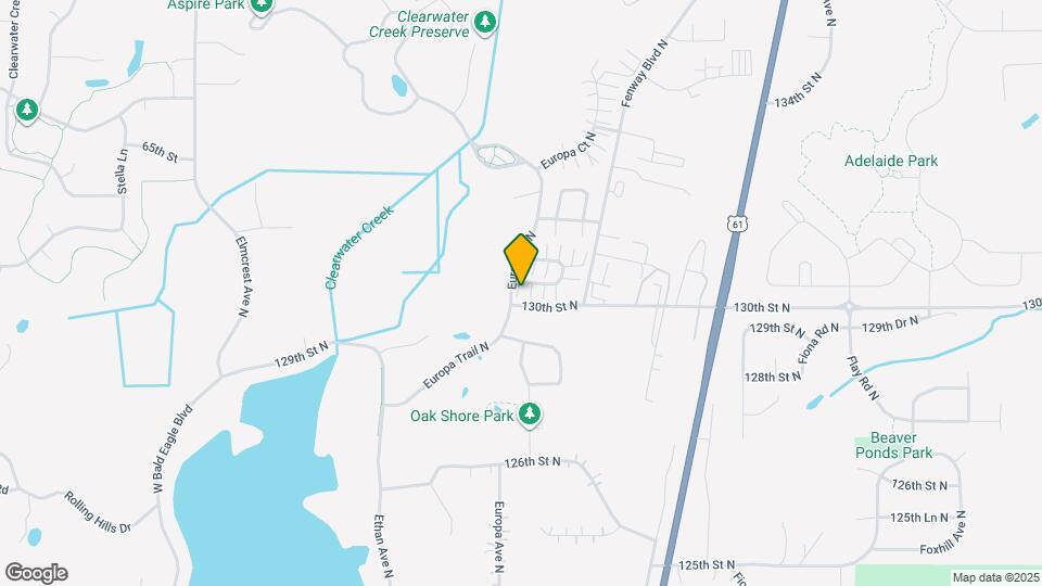 13037 Europa Trail Way N Map and Location Details