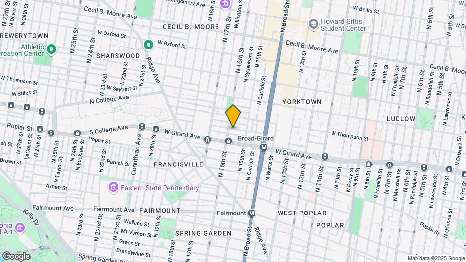 1532 W Stiles St Map and Location Details