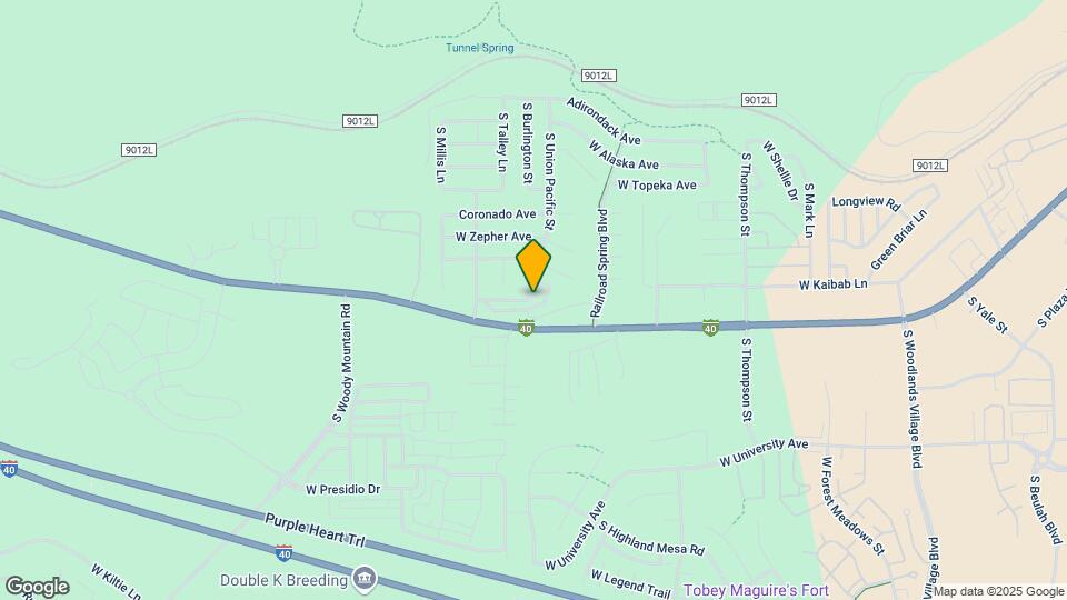 2443 W Pikes Peak Dr Map and Location Details