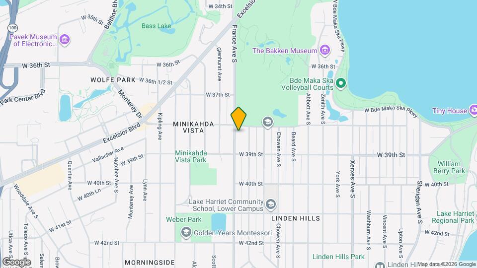 3811 France Ave S Mapa y Detalles de la Ubicación
