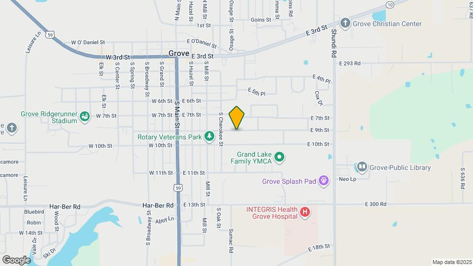 404 E 9th St Map and Location Details