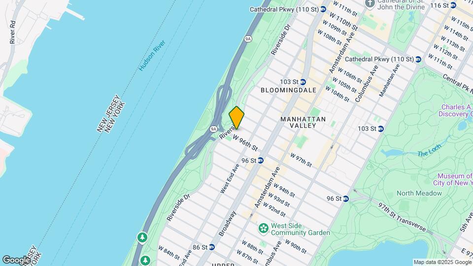 323 W 96th St Map and Location Details