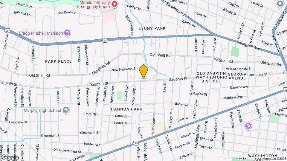 1574 Dauphin St Map and Location Details