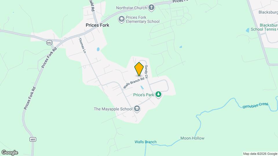 1538 Sandy Cir Map and Location Details