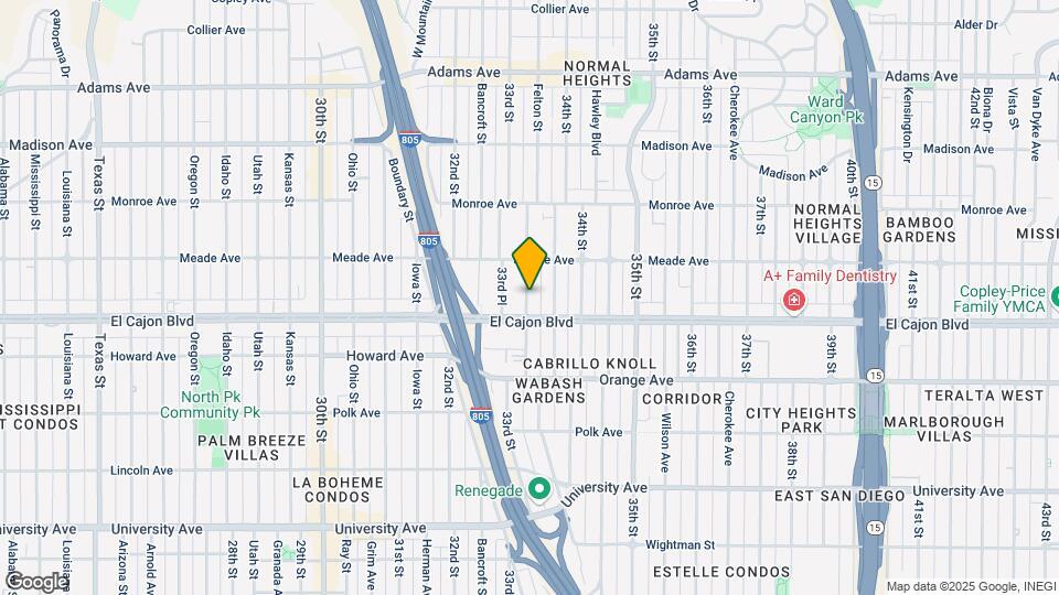 4347-4347 33rd St Map and Location Details