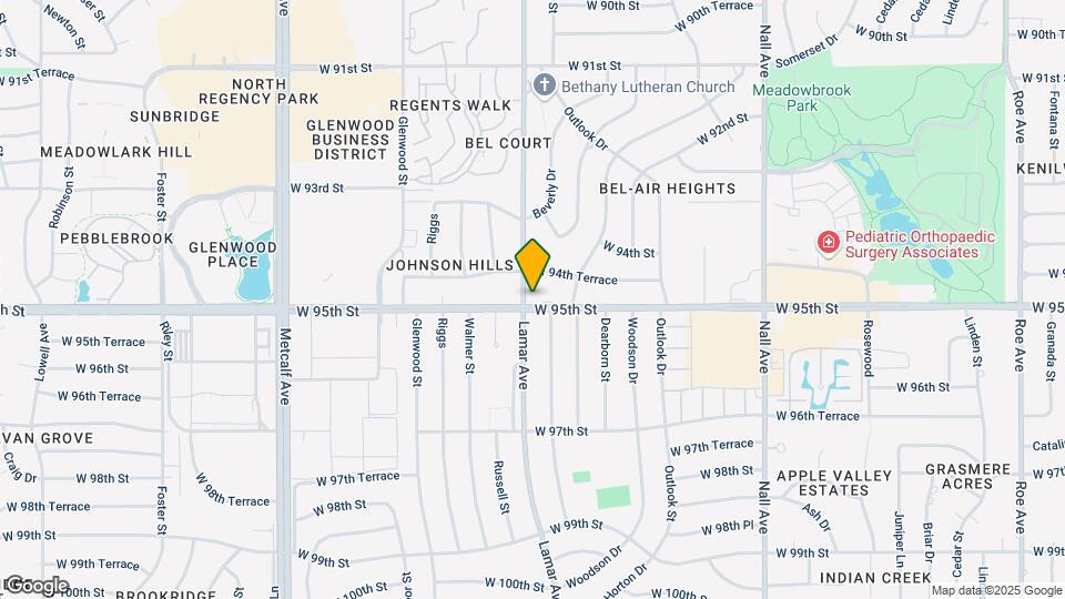 9419 Lamar Ave Map and Location Details
