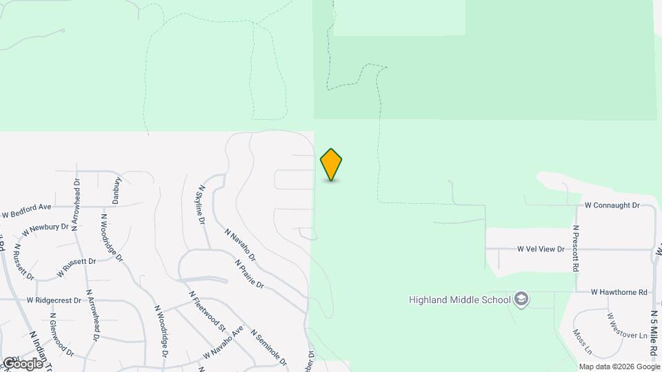 10813 N Beaverhead Rd Map and Location Details