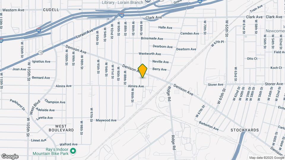 3339 W 84th St-Unit -3rd Floor Map and Location Details