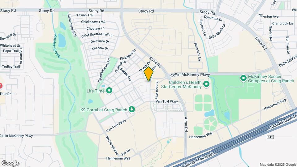 7200 San Saba Dr Map and Location Details