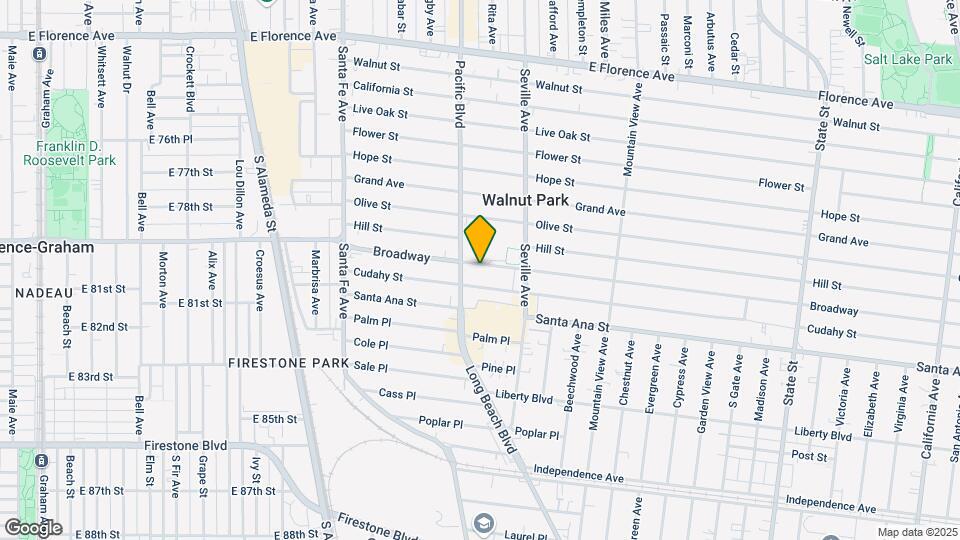 2616 Broadway Map and Location Details