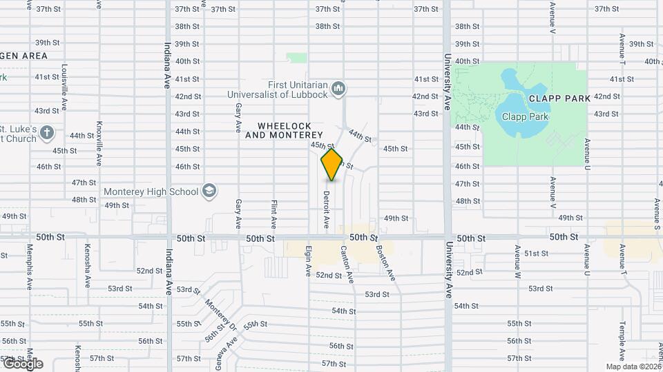 4615 Detroit Ave Map and Location Details