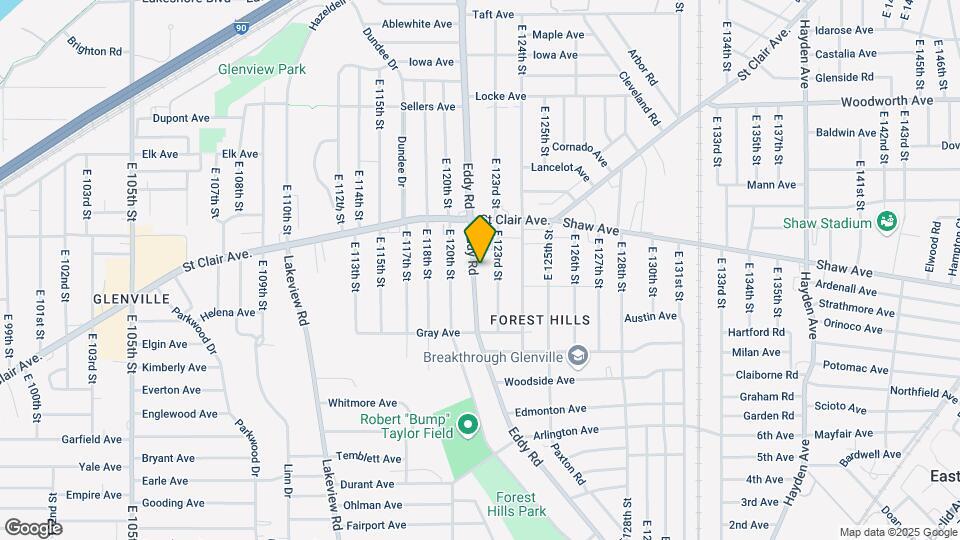 638 Eddy Rd Map and Location Details