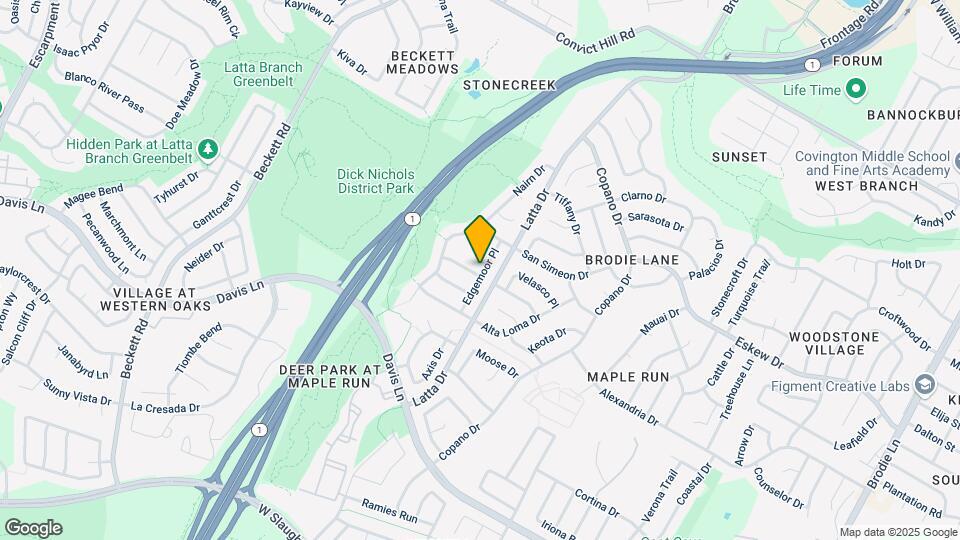 4800 Rutherglen Dr Map and Location Details