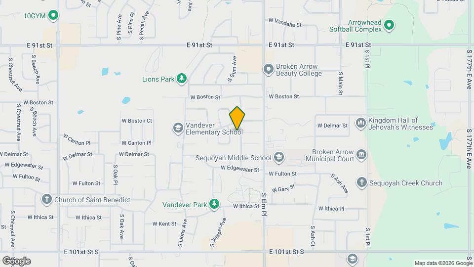 2402 S Hickory Ave Mapa y Detalles de la Ubicación
