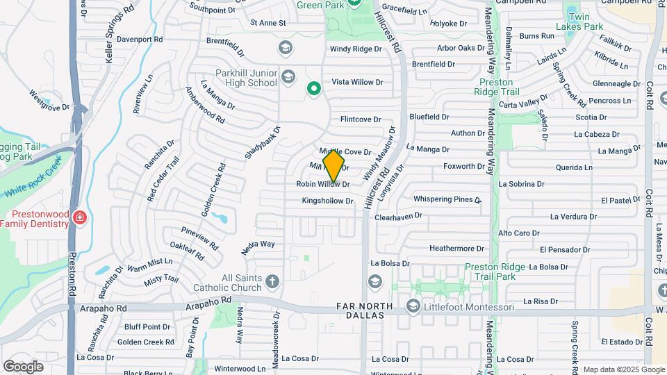 6926 Robin Willow Dr Map and Location Details