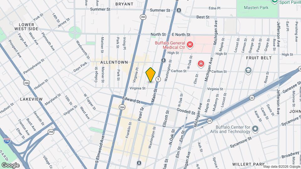 17 N Pearl St Mapa y Detalles de la Ubicación