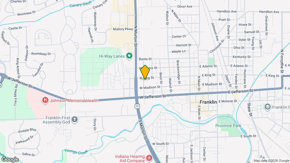 153 N Vaught St Mapa y Detalles de la Ubicación