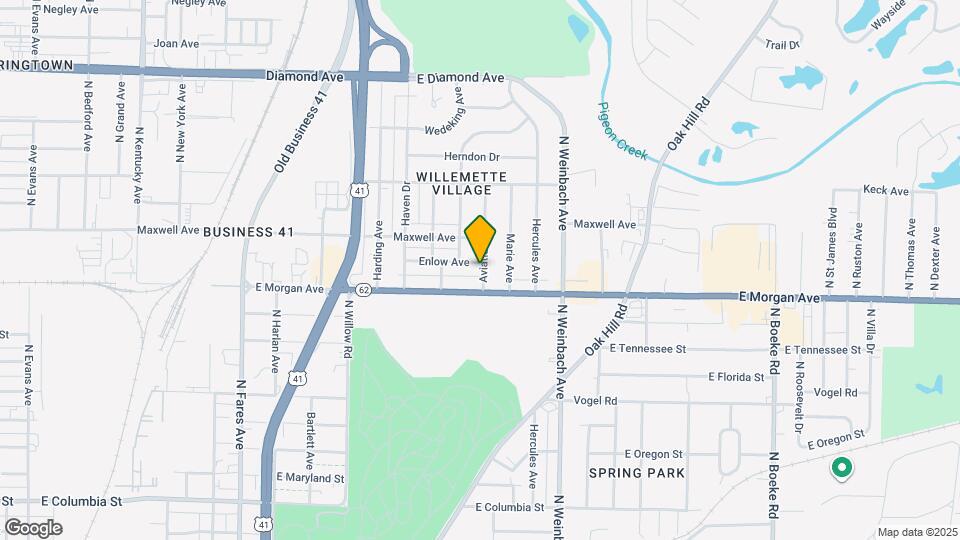 1671 Enlow Ave Map and Location Details