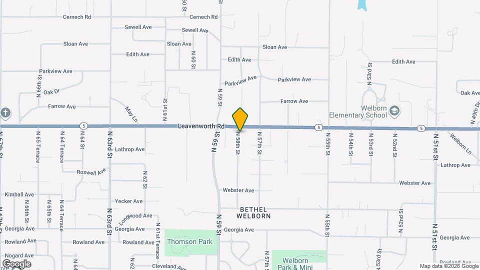 3052 N 58th St Map and Location Details