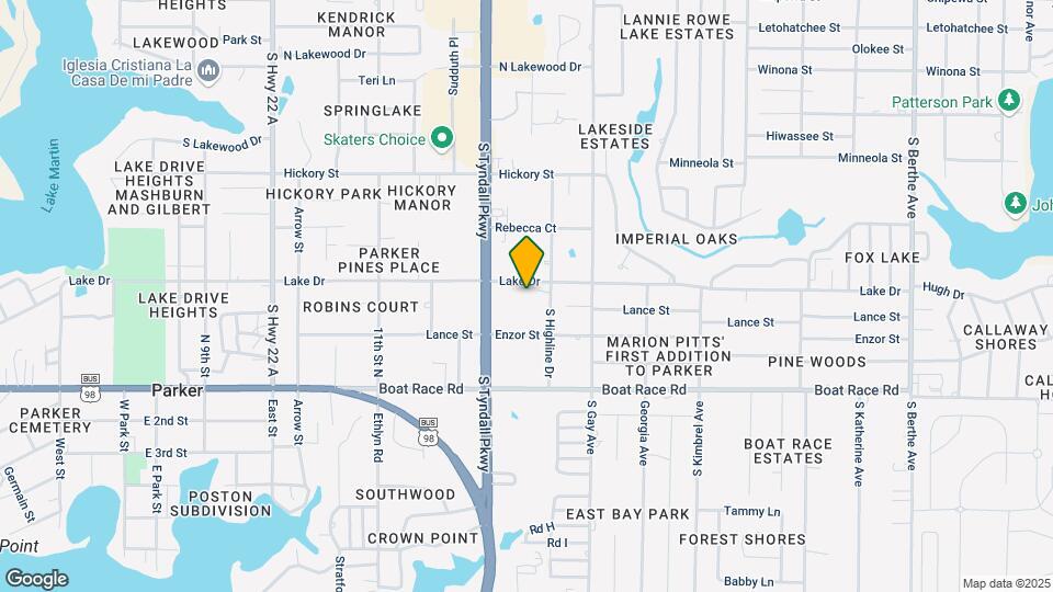 Tyndall Lake Apartments Map and Location Details
