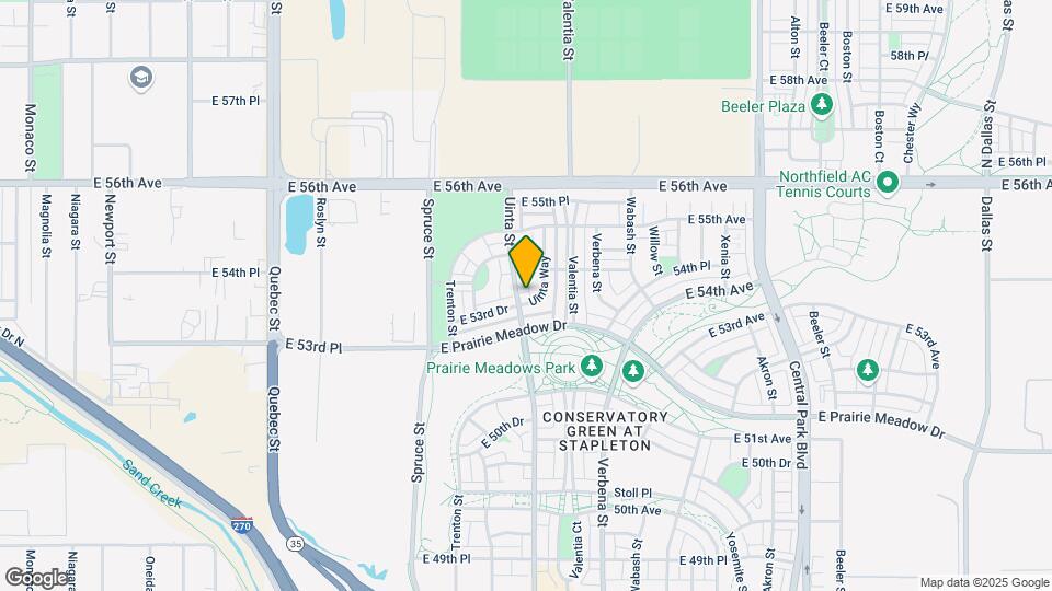 5394 Uinta St Map and Location Details