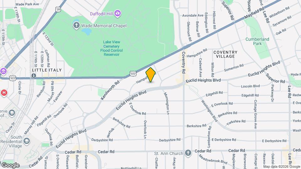 2673 Euclid Heights Blvd Map and Location Details