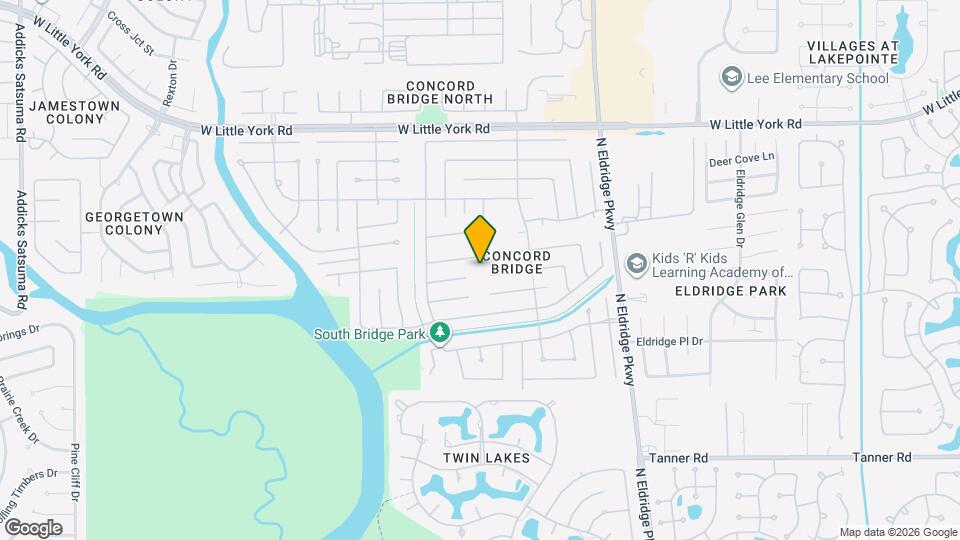 13442 Bridgewalk Ln Map and Location Details